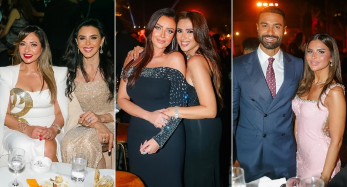 النجوم في حفل زفاف ابنة محمد السعدي