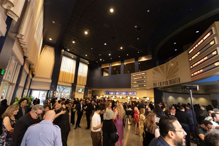 ريهام عبد الغفور وأحمد السعدني ومايان السيد وميرهان حسين في حفل افتتاح الدورة الخامسة من مهرجان هوليوود للفيلم العربي