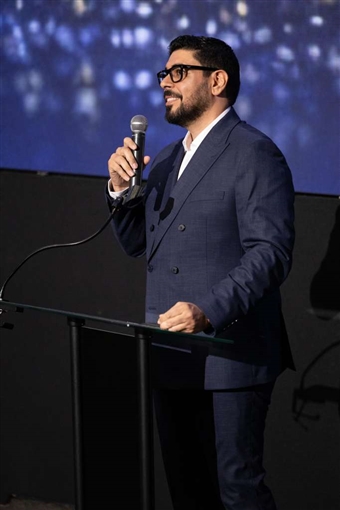 ريهام عبد الغفور وأحمد السعدني ومايان السيد وميرهان حسين في حفل افتتاح الدورة الخامسة من مهرجان هوليوود للفيلم العربي