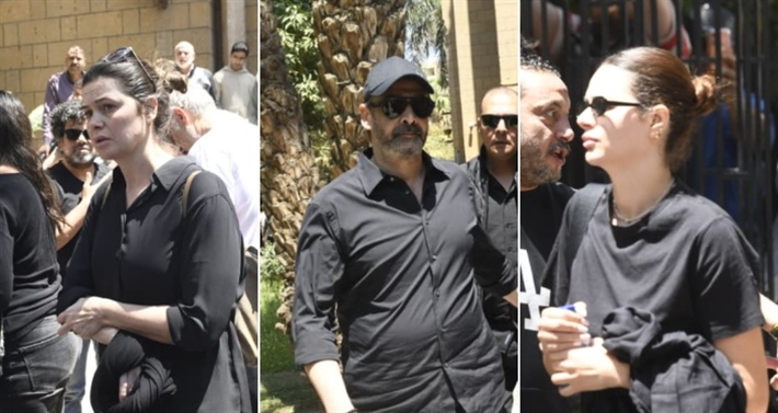 جنازة والد منة شلبي