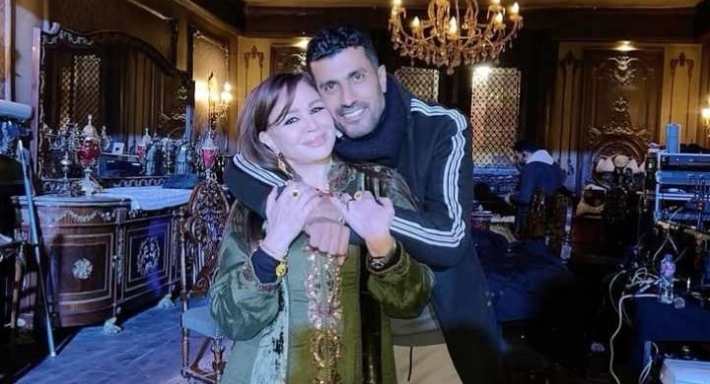 محمد سامي وإلهام شاهين