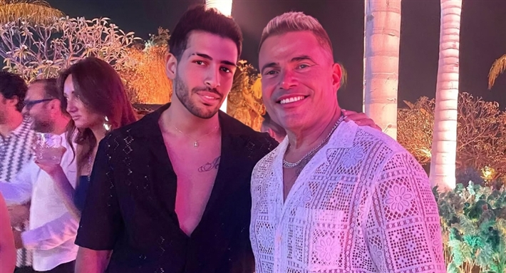 عمرو دياب ومحمود ياسين جونيور