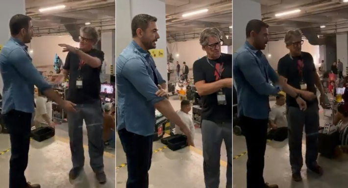 أحمد عز في اللقطات الأولى من مسلسل الأمير