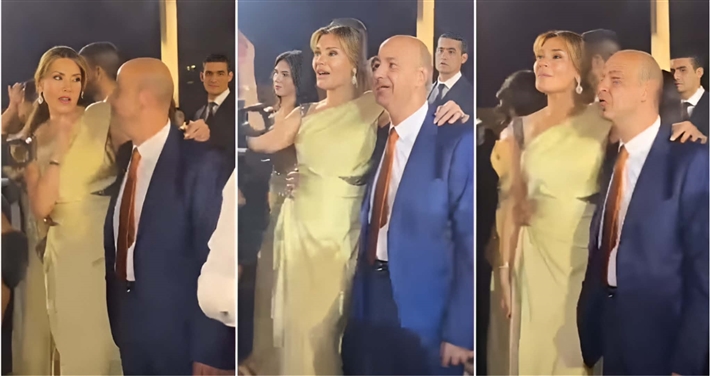 عمرو أديب ودينا طلعت