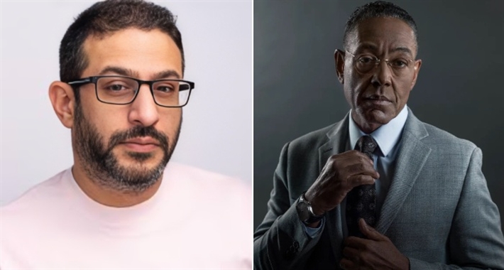 جيانكارلو إسبوزيتو والمنتج البريطاني سايروس باتيل