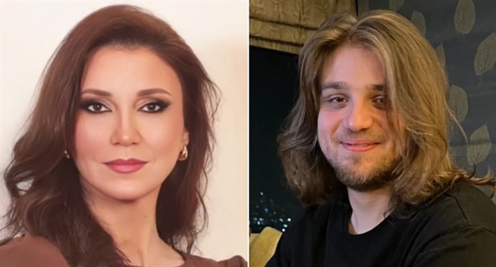 نورا رحال وابنها