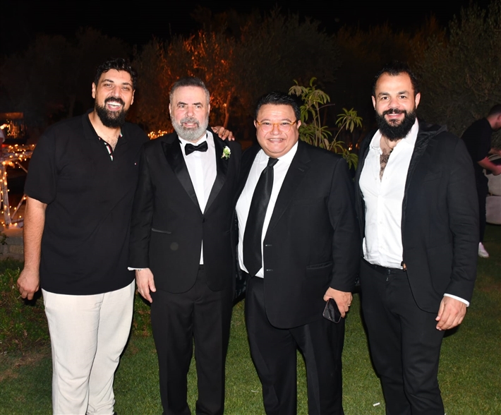 المخرج خالد جلال في حفل زفاف ابنة الفنان صبحي خليل