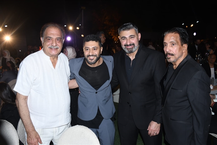ياسر جلال في حفل زفاف ابنة صبحي خليل