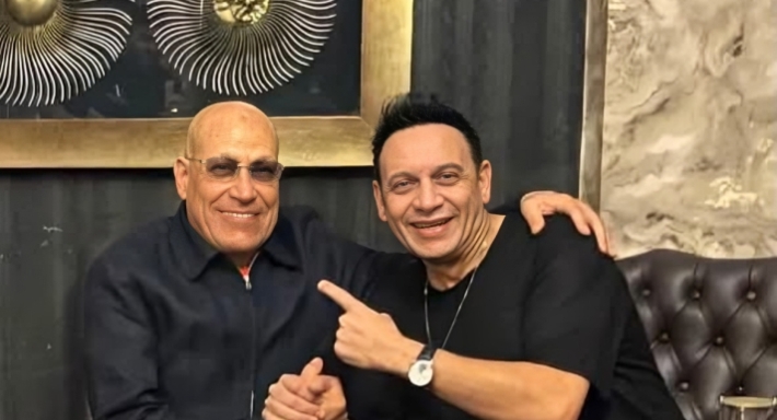 مصطفى قمر والمنتج محمد الشريف
