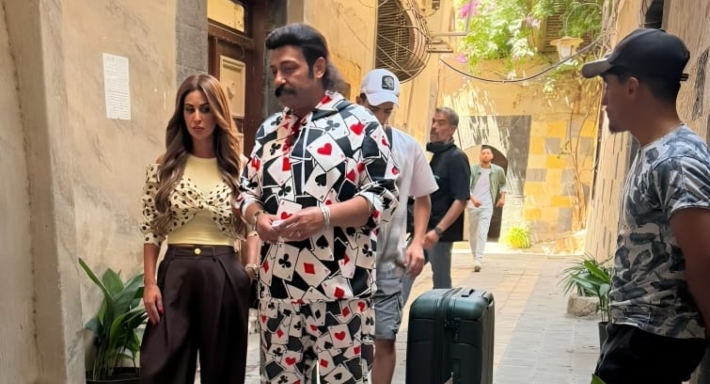 مي سليم ومحمد ثروت في كواليس عيلة تعمل عمايل