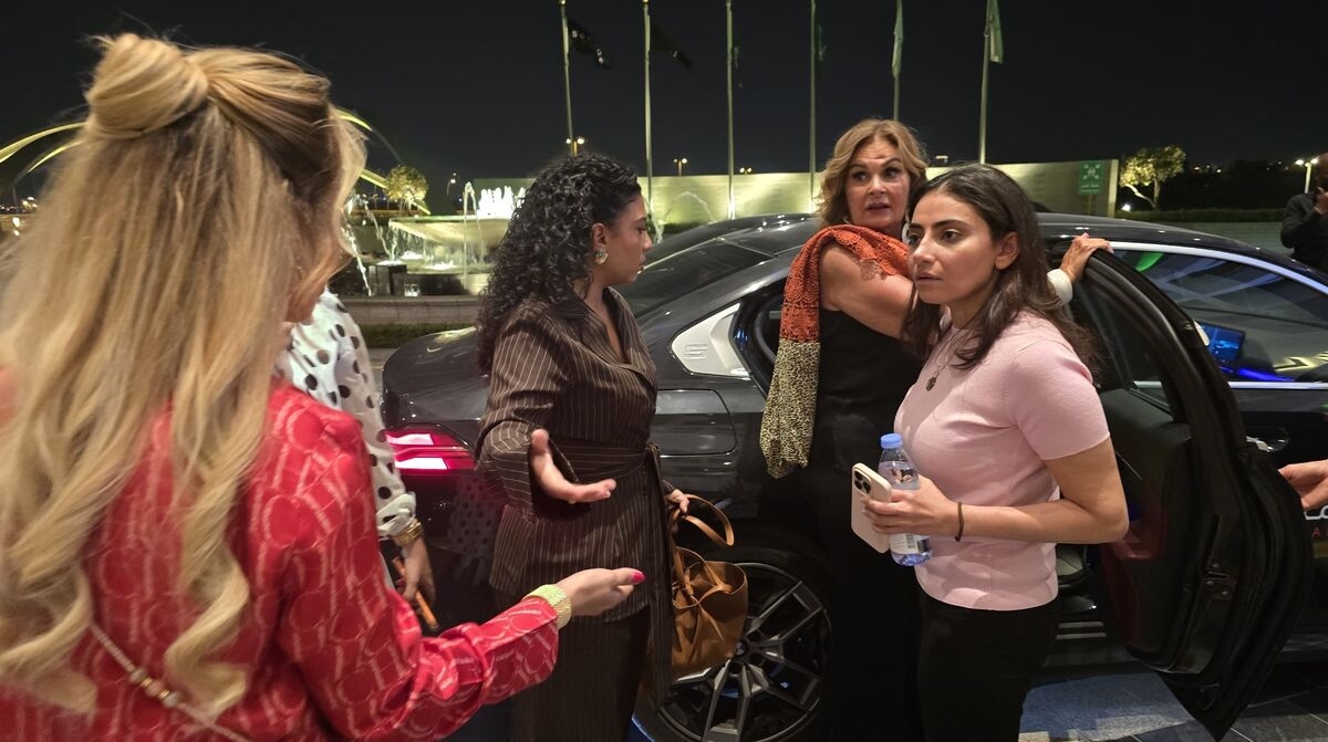 ندى السبكي في عرض الست لما بالسعودية