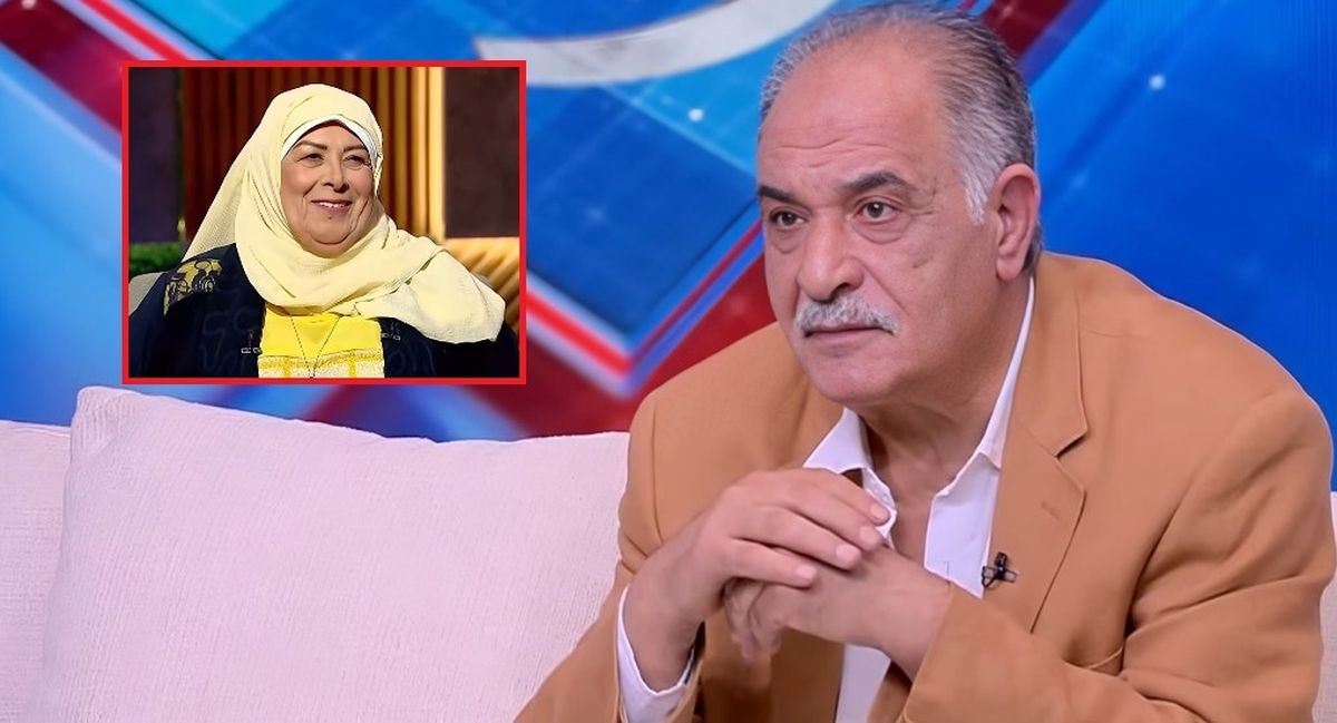 رياض الخولي وزوجته