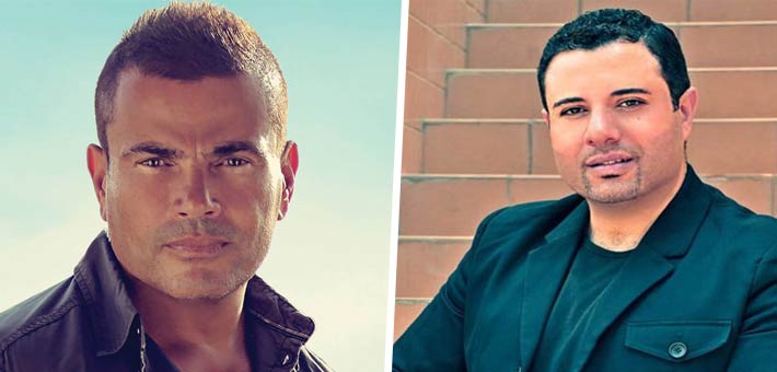 ريتشارد الحاج وعمرو دياب