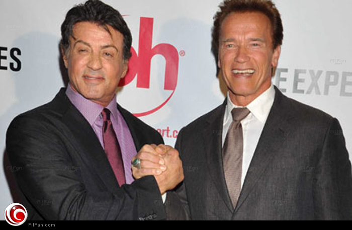 سيلفستر ستالون وأرنولد شوارزنجر