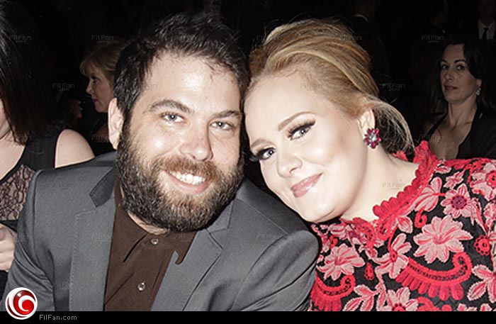 أديل مع حبيبها سايمون كونيكي