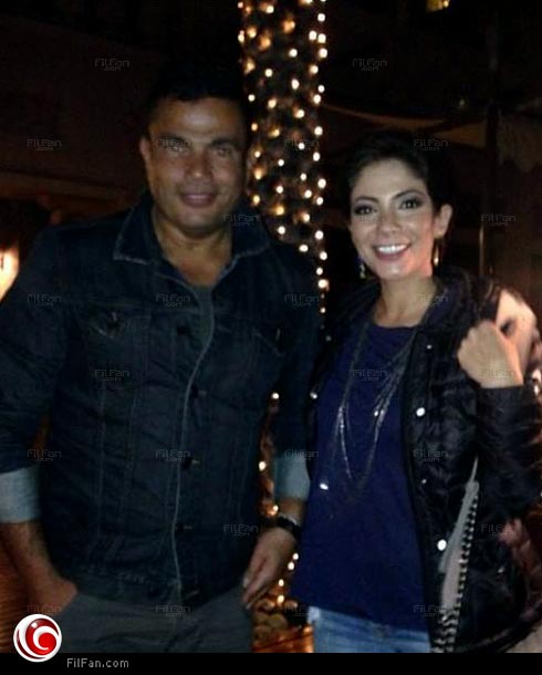 دياب مع منى زكي