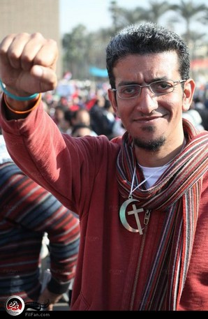 أحمد العسيلي بميدان التحرير أثناء ثورة 25 يناير