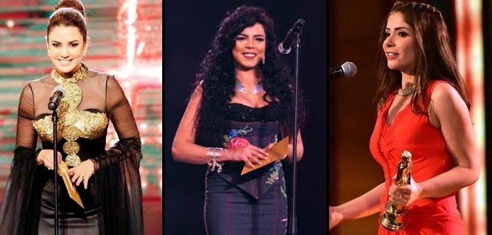 منى زكي وناهد السباعي ودرة