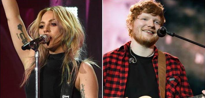 إد شيران وليدي جاجا