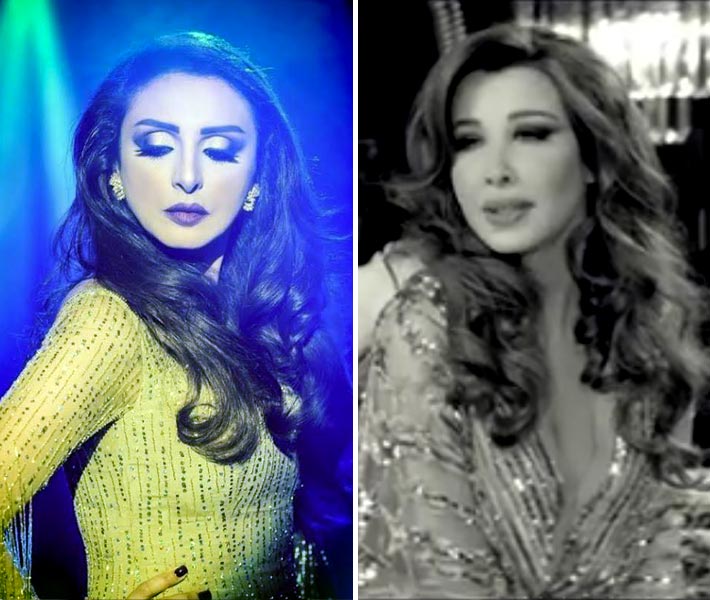 نانسي وأنغام في الكليبين