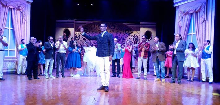 محمد رمضان يحيي الجمهور