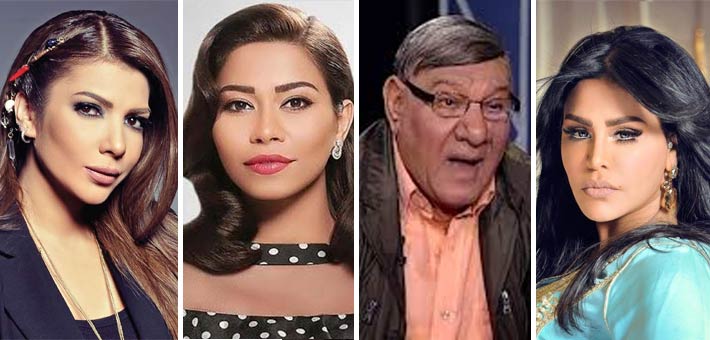 أحلام ومفيد فوزي وشيرين عبد الوهاب وأصالة