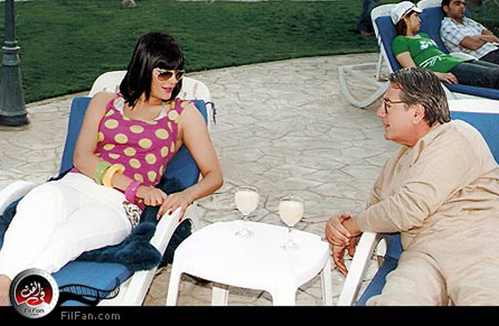 مصطفى فهمي و هبة السيسي لقطة من المسلسل