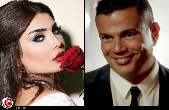 عمرو دياب وأمل العوضي