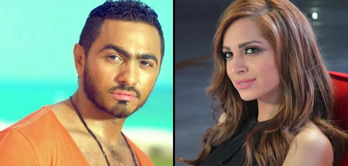 آمال ماهر وتامر حسني