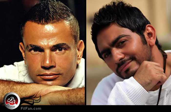 تامر اعتبر نفسه تلميذا بجانب عمرو دياب