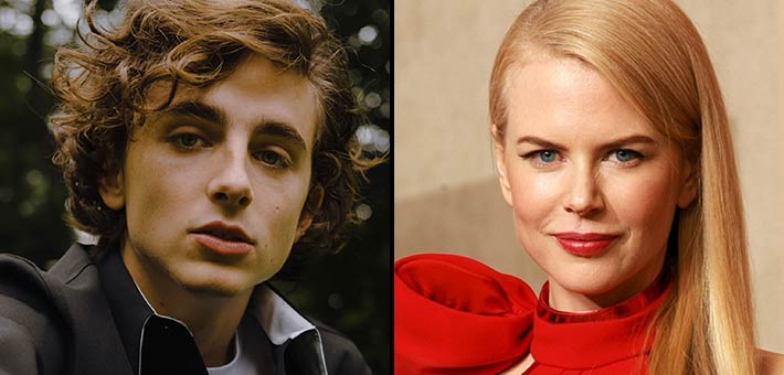 نيكول كيدمان وتيموثي شالاميت