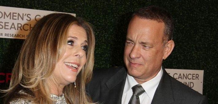 توم هانكس ووجته ريتا ويلسون 