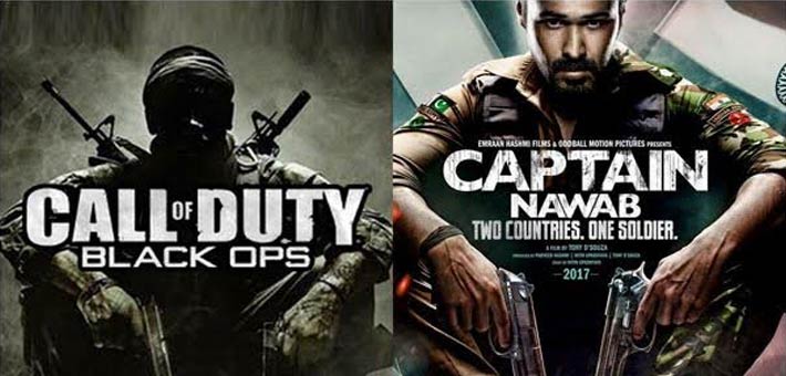 ملصق فيلم Captain Nawab  مقابل لعبة Call of Duty