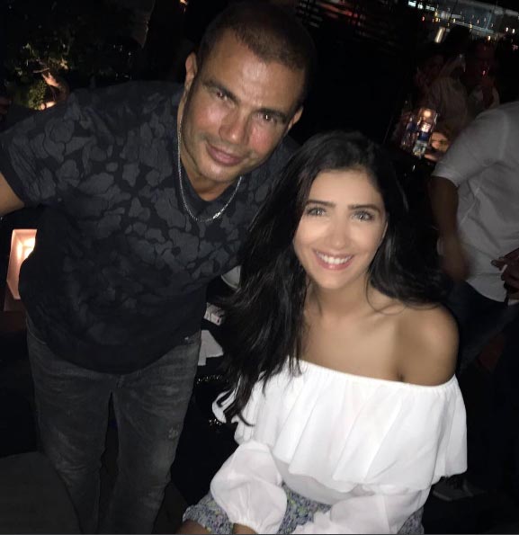 عمرو دياب ومي عمر