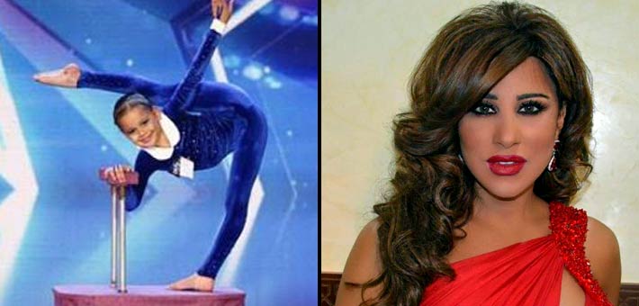 نجوى كرم والطفلة إليسا