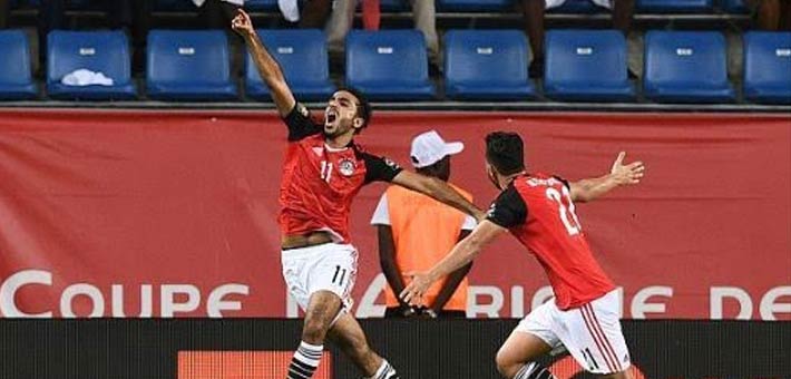 كهربا يحتفل بهدف الفوز