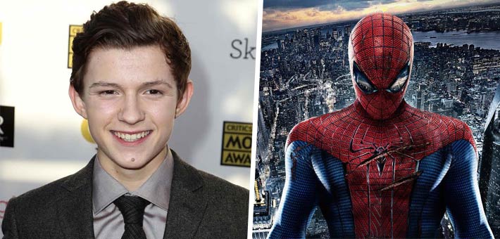 توم هولاند وسبايدر مان 