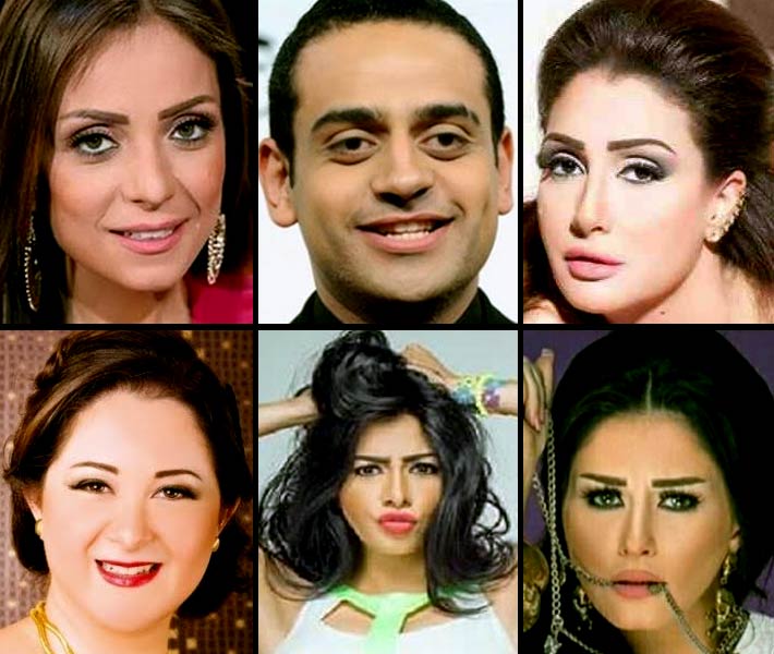 غادة عبد الرازق وميرهان حسين ومي نور الشريف ومنة فضالي وعمر السعيد وريم البارودي 