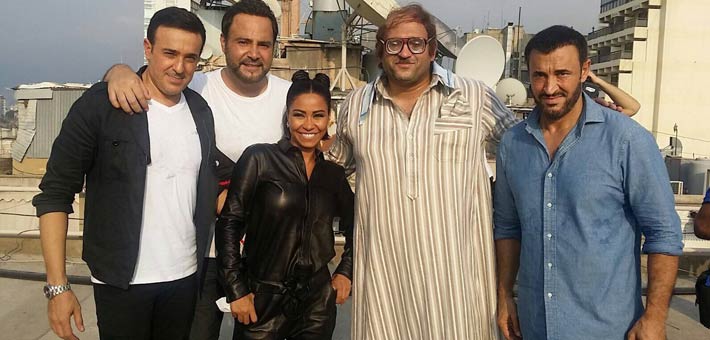 &quot;أبو حفيظة&quot; مع حكام The Voice