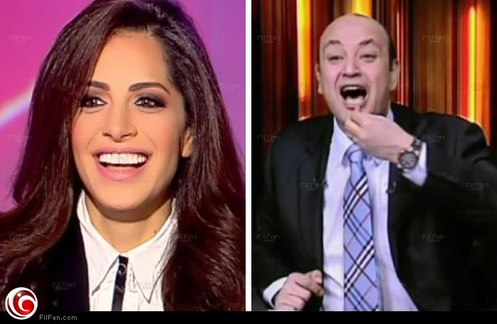 عمرو أديب وآمال ماهر