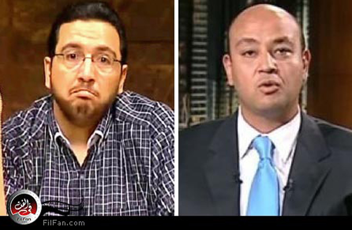 عمرو أديب وبلال فضل