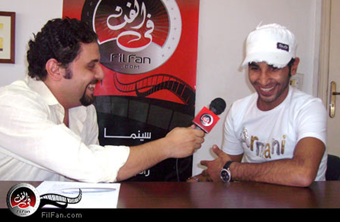 أحمد سعد مع محمد عاشور - تصوير : ياسمين السماحي