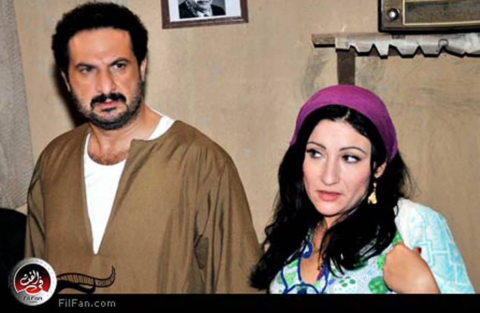 الصاوي وجيهان قي لقطة من أحداث الفيلم 