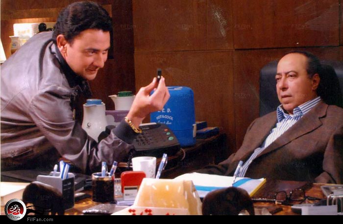 صلاح السعدني وفتحي عبد الوهاب في لقطة من المسلسل