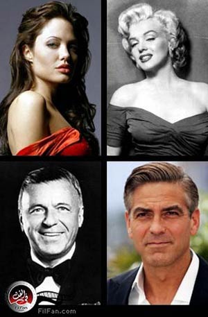 جولي وكلوني معا لتجسيد مونرو وسيناترا