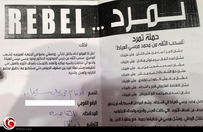 أنغام تنضم لحملة &quot;تمرد&quot;