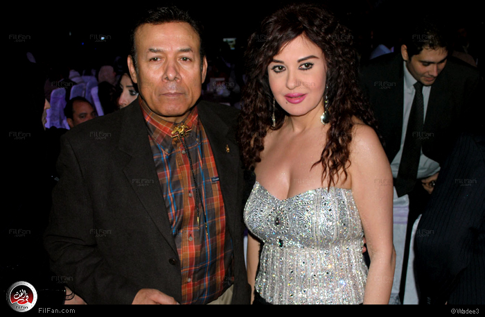 مادلين طبر وأحمد ماهر في الحفل