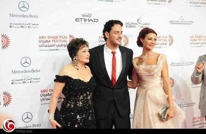 أروى جودة وخالد أبو النجا ولبلبة في العرض الخاص لفيلم &quot;فيلا 69&quot; في أبو ظبي