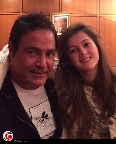 عاصي الحلاني مع ابنته دانا