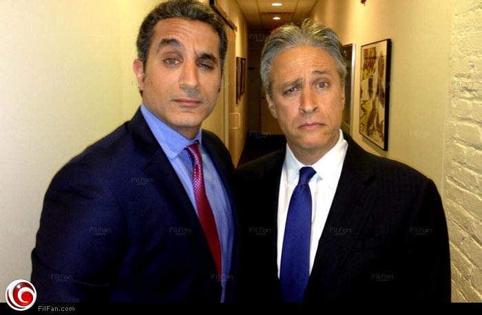 جون ستيوارت مع باسم يوسف